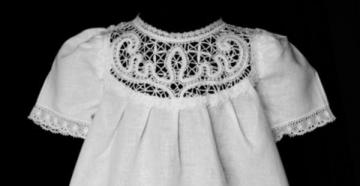 Крестильное платье крючком для девочки со схемами