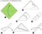 Modularni origami dijagram suncokreta