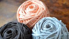 Да се ​​научим да плетем с лента Конци Плетене на една кука и плетене