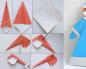 Модулирана оригами схема на Снежната девойка