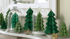Kako narediti obsežno božično drevo iz papirja?