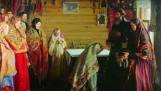 Wedding customs and traditions in Russia Weddings in ancient Russia