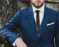 दूल्हे और दुल्हन के लिए सूट: एक सामंजस्यपूर्ण संयोजन बनाना शादियों के लिए पुरुषों के सूट, गहरा नीला